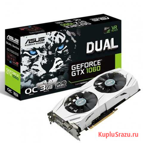 Видеокарта Asus GeForce GTX 1060 3GB Губкин - изображение 1