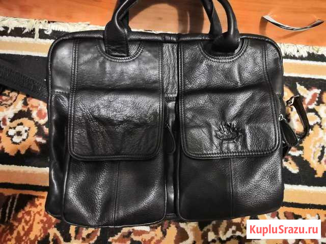 Сумка из чистой кожи 50x40 Курчатов - изображение 1