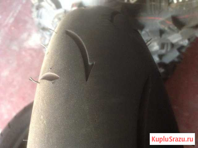Мотошина 120 70 17 dunlop 17год Калининград - изображение 1