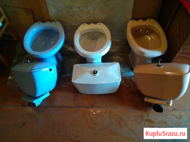 Раковины, унитаз с бачком б/у Мурмаши - изображение 1