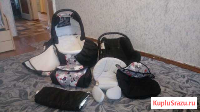 Коляска,детское кресло в машину,все в комплекте Оленегорск - изображение 1