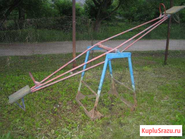 Детские качели-маятник. Уличные качели Остров - изображение 1