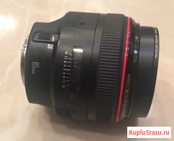 Объектив Canon EF 85mm f/1.2L II USM Рязань - изображение 1