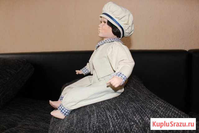 Кукла фарфоровая 54 см, высота сидя 33 см Мамоново - изображение 1