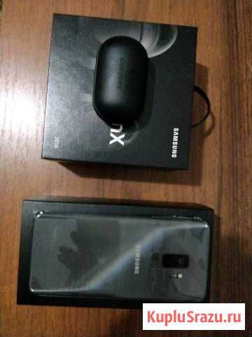 SAMSUNG Galaxy s9+ и наушники gear icon x Кемерово - изображение 1