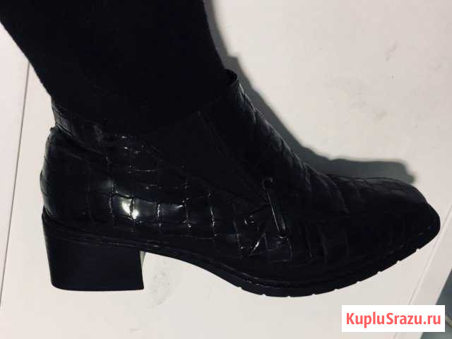 Ботинки из кожи крокодила Janita Когалым - изображение 1