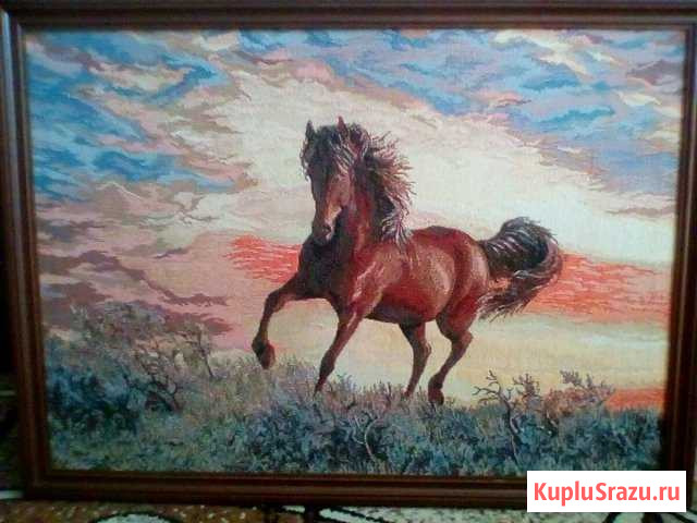 Картина гобелен. 76*57 Липецк - изображение 1