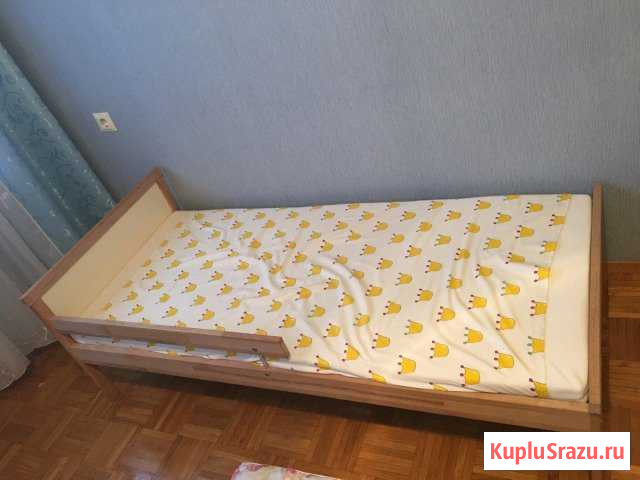 Кровать Детская икеа бортик Вязьма - изображение 1