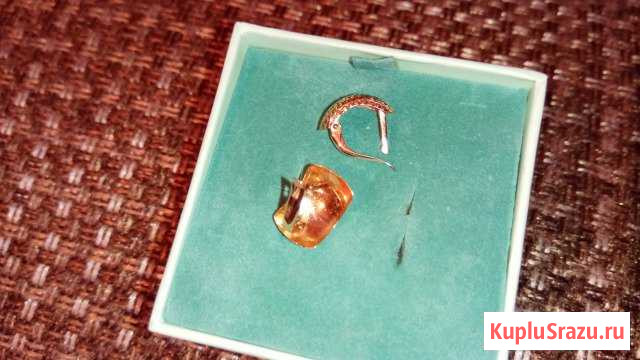 Серьги золотые Александровское - изображение 1