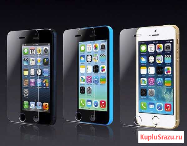 Прозрачные защитные Бронь стекла на iPhone 4/5/6/7 Ставрополь - изображение 1