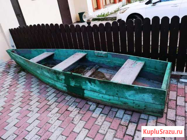 Лодка деревянная с вёслами Москва - изображение 1