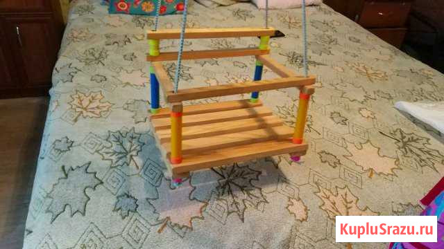 Качели детские деревянные Фрязино - изображение 1