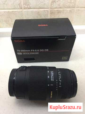 Объектив Sigma DG OS 70-300mm 1:4-5.6 для canon Люберцы - изображение 1