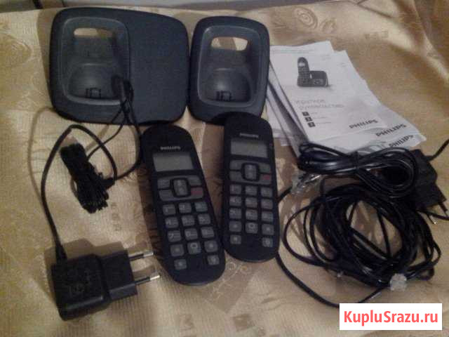 Радиотелефон Philips CD1902B Black Краснодар - изображение 1