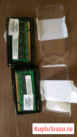 Память для ноутбука DDR2 sodimm (цена за 2 шт) Барнаул - изображение 1