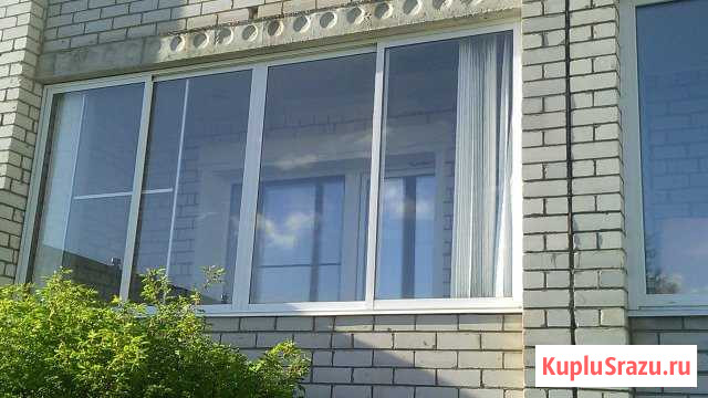 Алюминиевое окно на лоджию Котлас - изображение 1