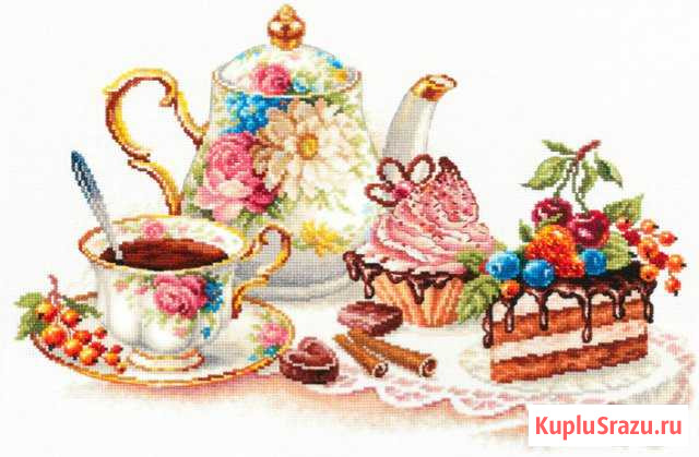 Картина. Вышивка Октябрьский - изображение 1