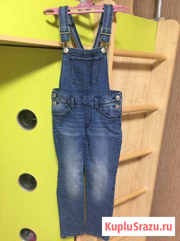 Комбинезон для девочки, джинсовый, фирмы h&m Владимир - изображение 1