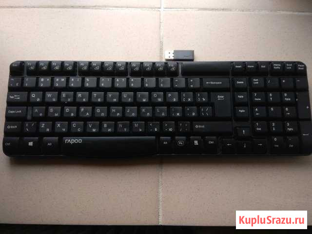 Продам оригинальную клавиатуру Rapoo E1050 Black Белгород - изображение 1