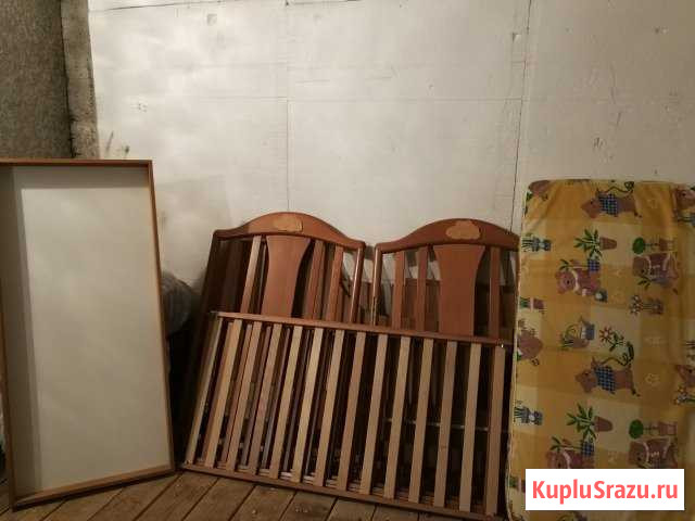 Детская кроватка с матрасом Иваново - изображение 1