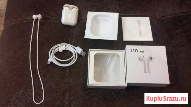 AirPods TWS i10 лучшая копия Иваново - изображение 1