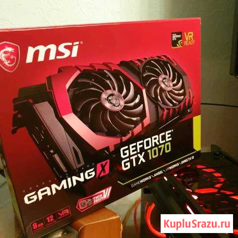 Видеокарта MSI GeForce GTX 1070 gaming X 8Gb Братск - изображение 1