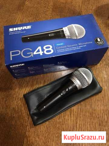 Микрофон Shure PG48 новый Череповец - изображение 1