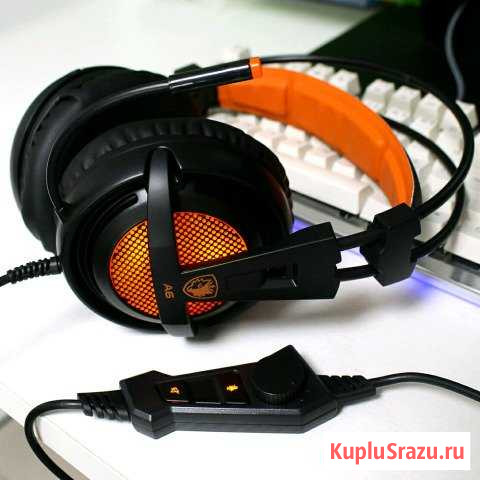 Наушники Sades A6 gaming 7.1 Вологда - изображение 1