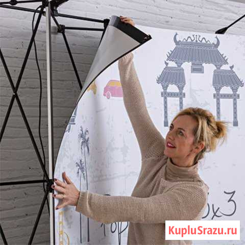 Мобильный стенд поп ап 3х3 (pop up) Калининград - изображение 1