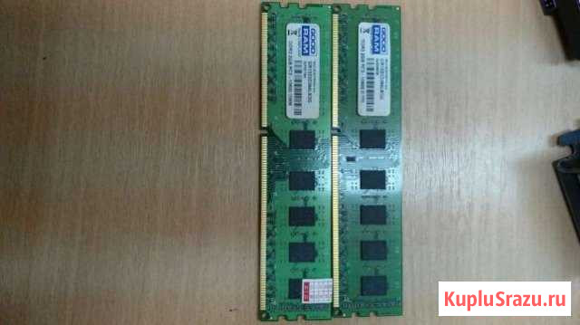 Good Ramm DDR3 2 гб 10600 dimm 2 штуки 4 Гб Калининград - изображение 1