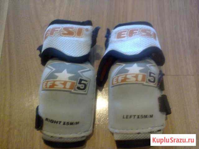 Налокотники хоккейные детские efsi X5 Кондопога - изображение 1