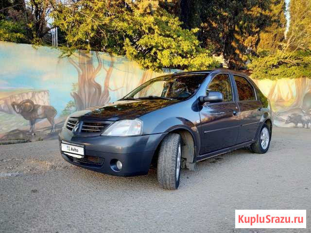 Renault Logan 1.6 МТ, 2008, седан Алушта - изображение 1