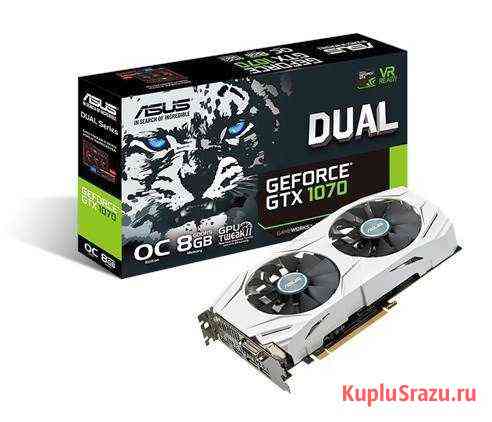 Видеокарта Asus Dual GTX 1070 8Gb с гарантией Симферополь