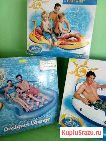Надувные для воды матрас, катер,круг- кресло. Новы Иваново - изображение 1