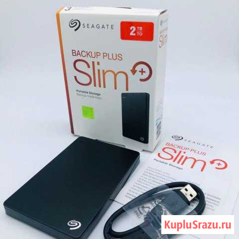 Внешний жесткий диск 2.5 Seagate Backup Plus Slim Калуга - изображение 1