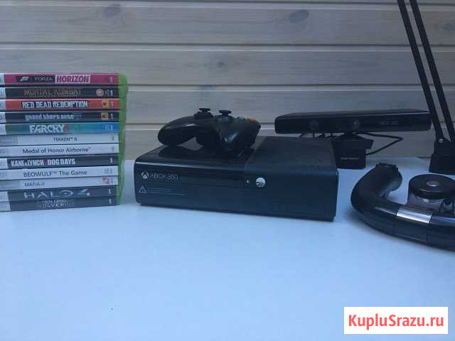 Xbox 360 (Новая версия) + Kinect + Множество игр Кострома - изображение 1