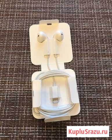 EarPods (оригинал) разъём 8 pin Кировск - изображение 1