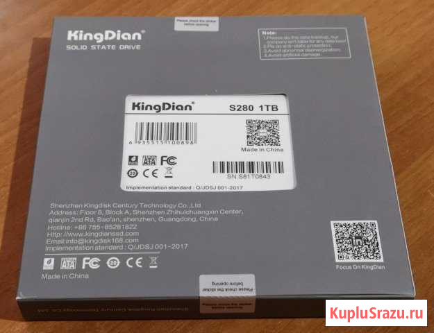 SSD KingDian S280 на 1Tb Новокузнецк - изображение 1