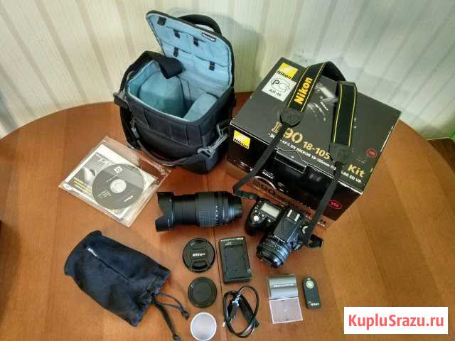 Комплект фототехники Nikon D90 Курск - изображение 1