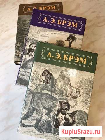 Книга Брэм «Жизнь животных» в 3 томах Оленегорск - изображение 1