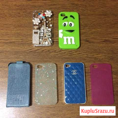 Чехлы б/у и новые на iPhone 4 Энгельс - изображение 1