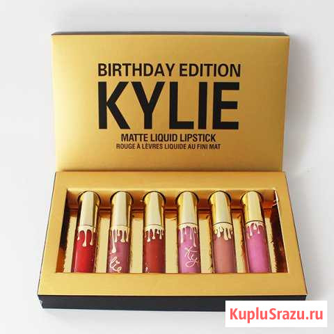 Набор матовых жидких губных помад kylie Сызрань - изображение 1