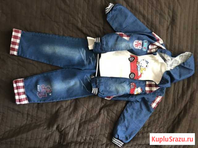 Новый джинсовый костюмчик для мальчика Ставрополь - изображение 1