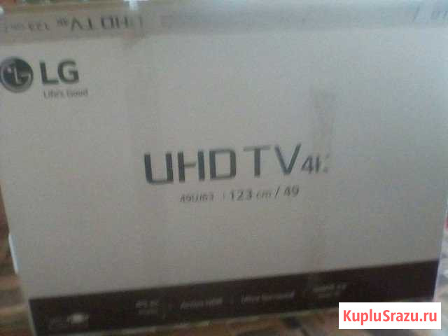 Телевизор LG UHD TV 4 K Бежецк - изображение 1