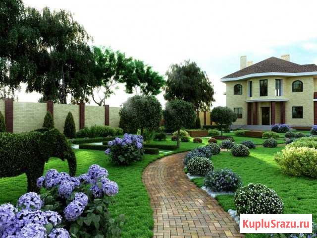 Озеленение, обрезка, укладка рулонного газона Старые Атаги - изображение 1