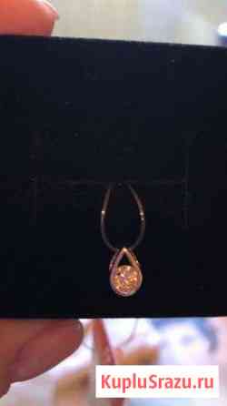 Подвеска с бриллиантом Москва