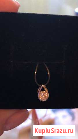 Подвеска с бриллиантом Москва - изображение 1