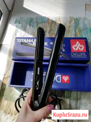 Утюжок щипцы выпрямитель Dewal Titanium Black Подольск - изображение 1