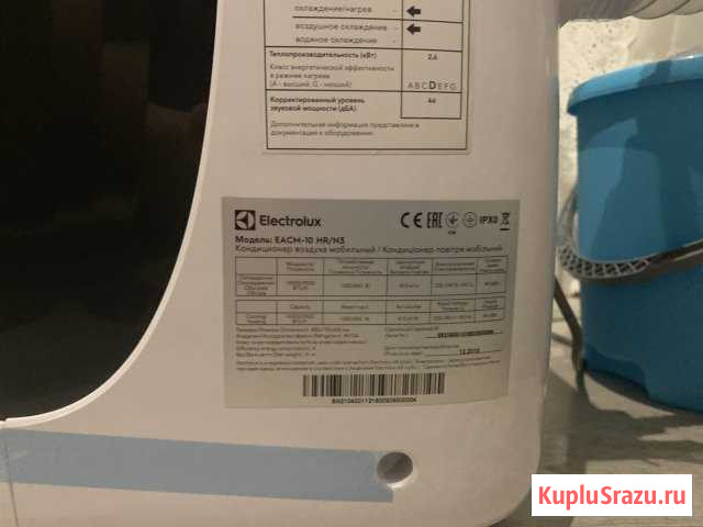 Мобильный кондиционер Electrolux eacm-10 HR/HR3 Лобня - изображение 1