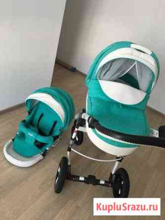 Коляска Bebe mobile toscana Ecco 2в1 бирюзовая эко Воскресенское